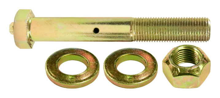 RockJock Greaseable Bolt w/Hardware, 1/2 in. Thread X 3 1/2 in. Long, Flat Zerk Fitting