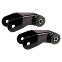 XJ Cherokee Boomerang Leaf Spring Shackles, 5in, Incl. Urethane Bushings and Hardware