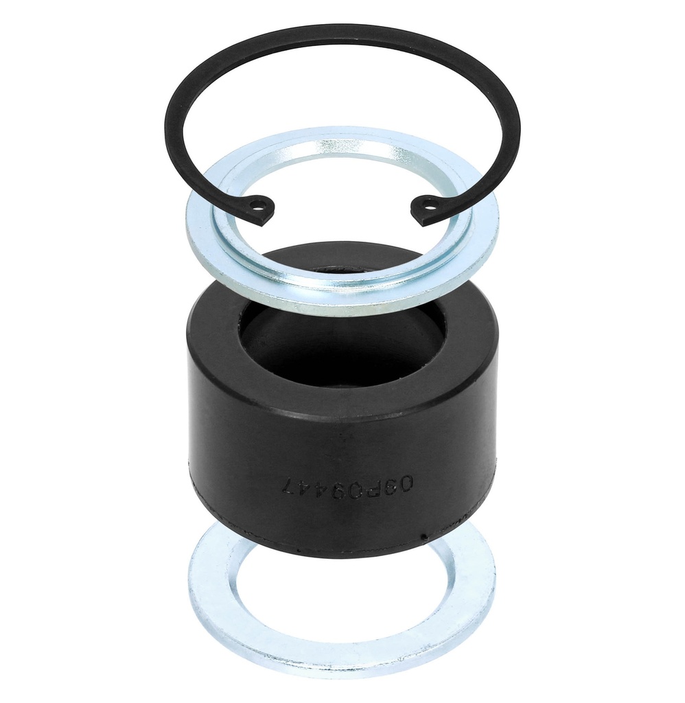 Johnny Joint Rebuild Kit, Narrow, Weld-On, 3 in., Incl. 1 Bushing, 2 Side Washer, 1 Snap Ring