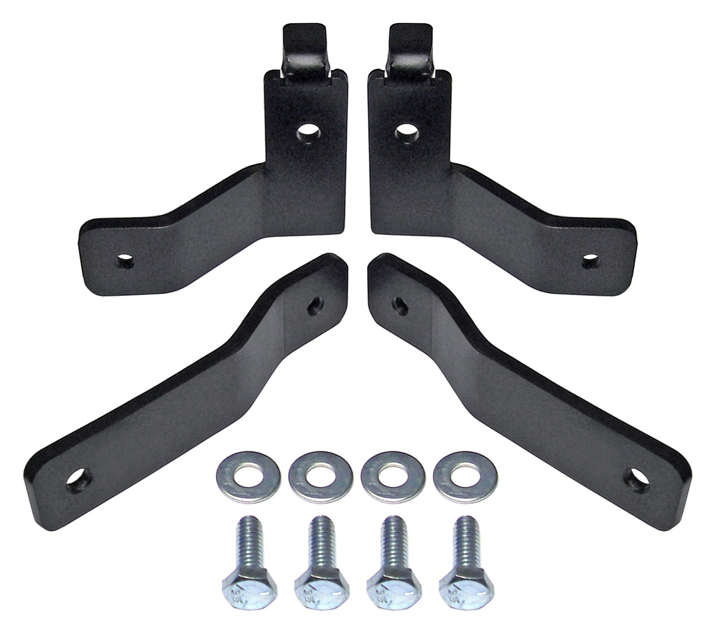 RockJock Brake Line Relocation Bracket Kit, JK