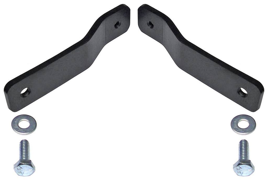 RockJock Brake Line Relocation Bracket Kit, JK Rear