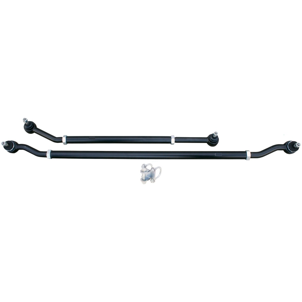 RockJock Currectlync Modular Extreme Duty Steering System, JK, Bolt-On, 1 5/8 in. Dia. Tie Rod/Drag Link, HD Steering Stabilizer Shock Mounting Kit