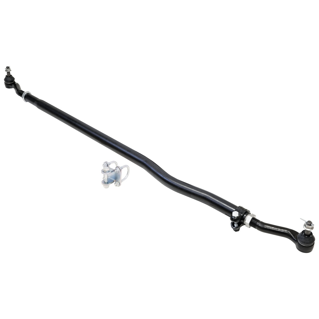 RockJock Currectlync Tie Rod, JK, Bolt-On, 1.65 in. Dia. Tube Construction, Forged Tie Rod Ends, Incl. Jam Nuts And Adjusters