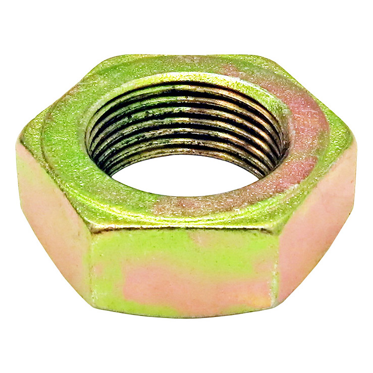 RockJock Jam Nut, 1 1/4 in.-12 RH Thread, Gold Zinc