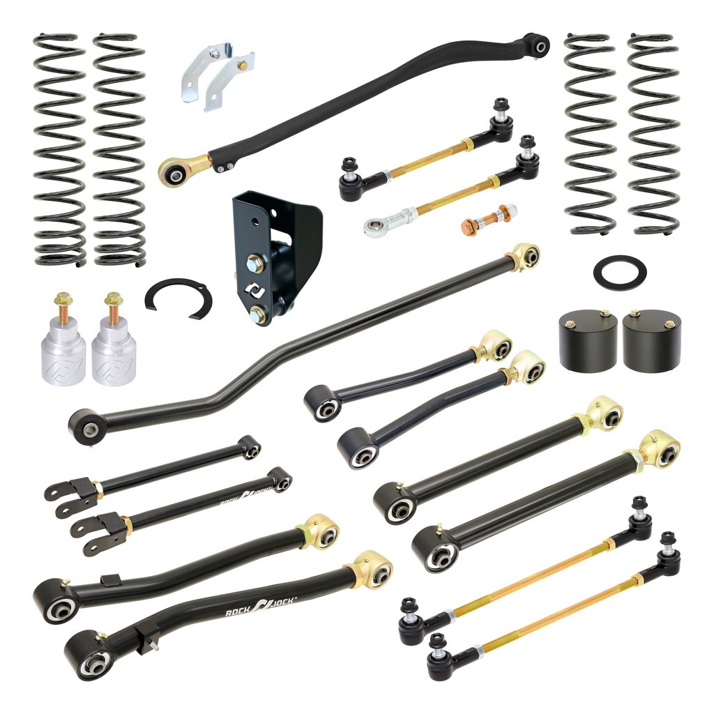 RockJock Pro Edition Johnny Joint Suspension System for JL Wrangler w/ Diesel engine, 3.5 in. lift