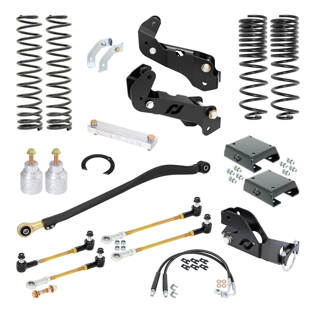 RockJock Driver Lift Kit for JT Gladiator w/ Diesel engine, 3.5 in. lift