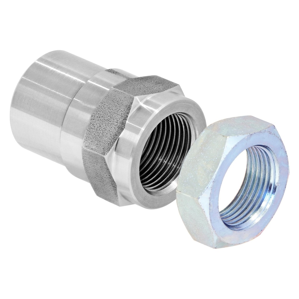 RockJock Threaded Bung With Jam Nut, 1 in.-14, RH Thread, Set