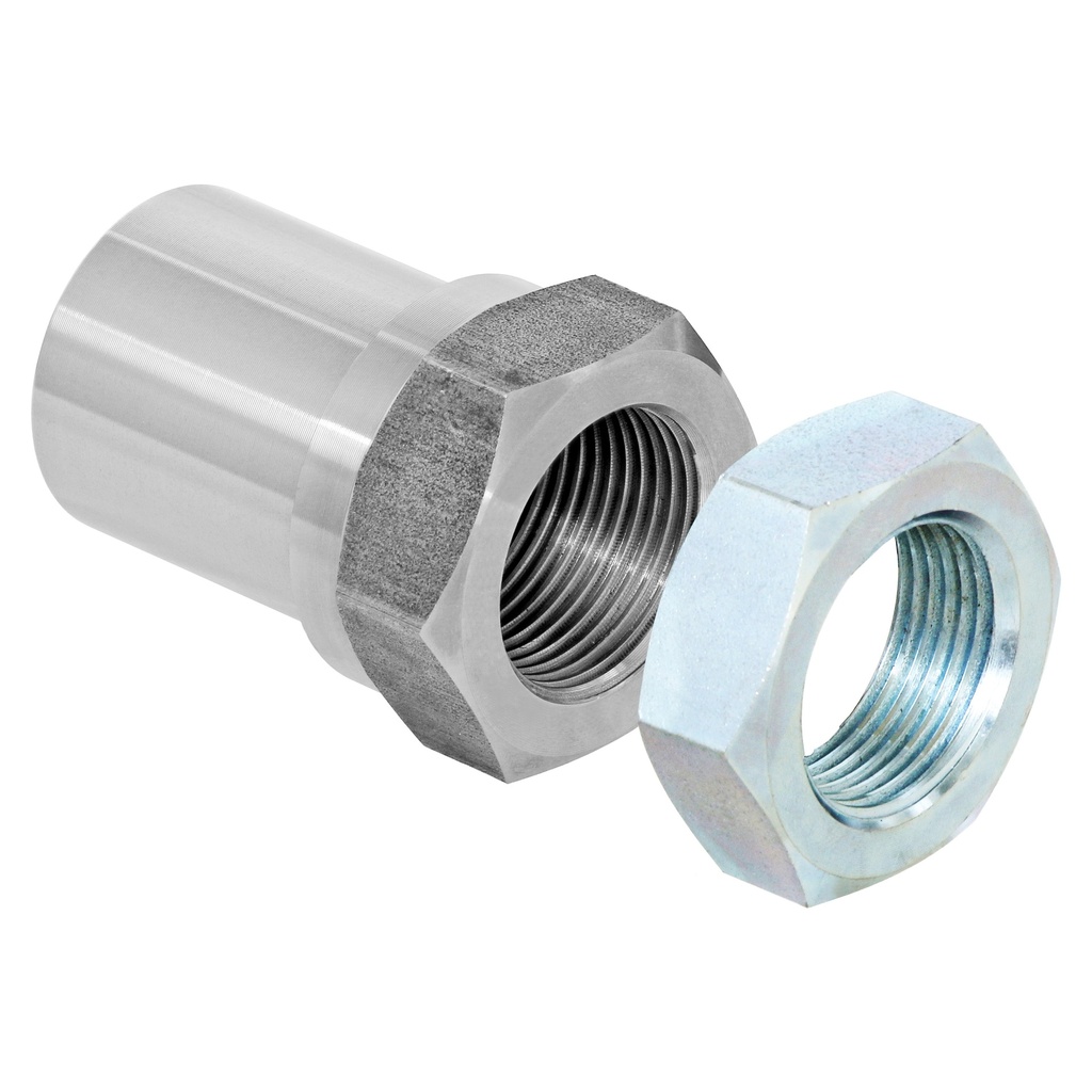 RockJock Threaded Bung With Jam Nut, 1 1/4 in.-12 RH Thread, Set