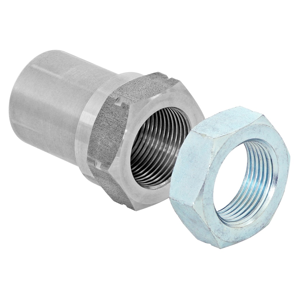 RockJock Threaded Bung With Jam Nut, 1 1/4 in.-12 LH Thread, Set