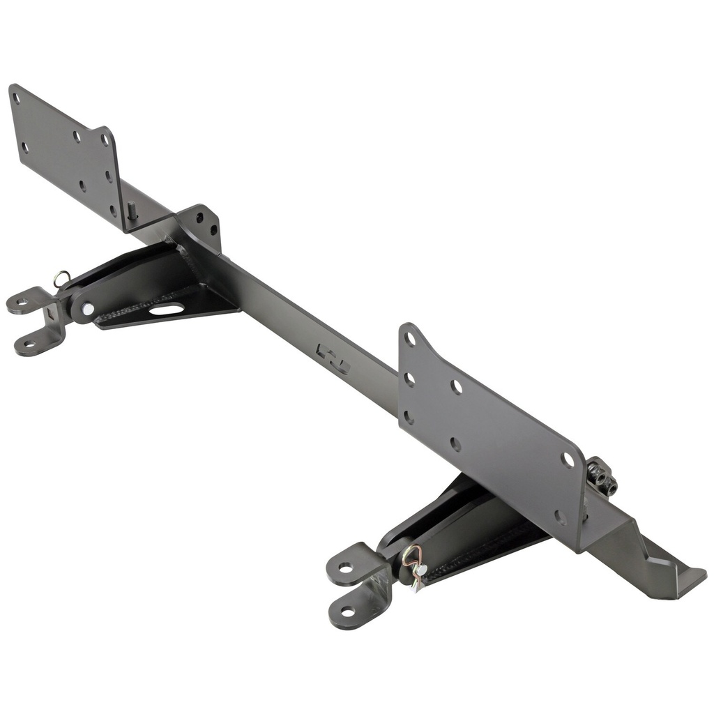 RockJock Tow Bar Mounting Kit, JL w/ Plastic Bumper, Bolt-On, Incl. Mounting Plate, Tow Bar Attaching Forks, Hardware, For Use w/ Common Tow Bars