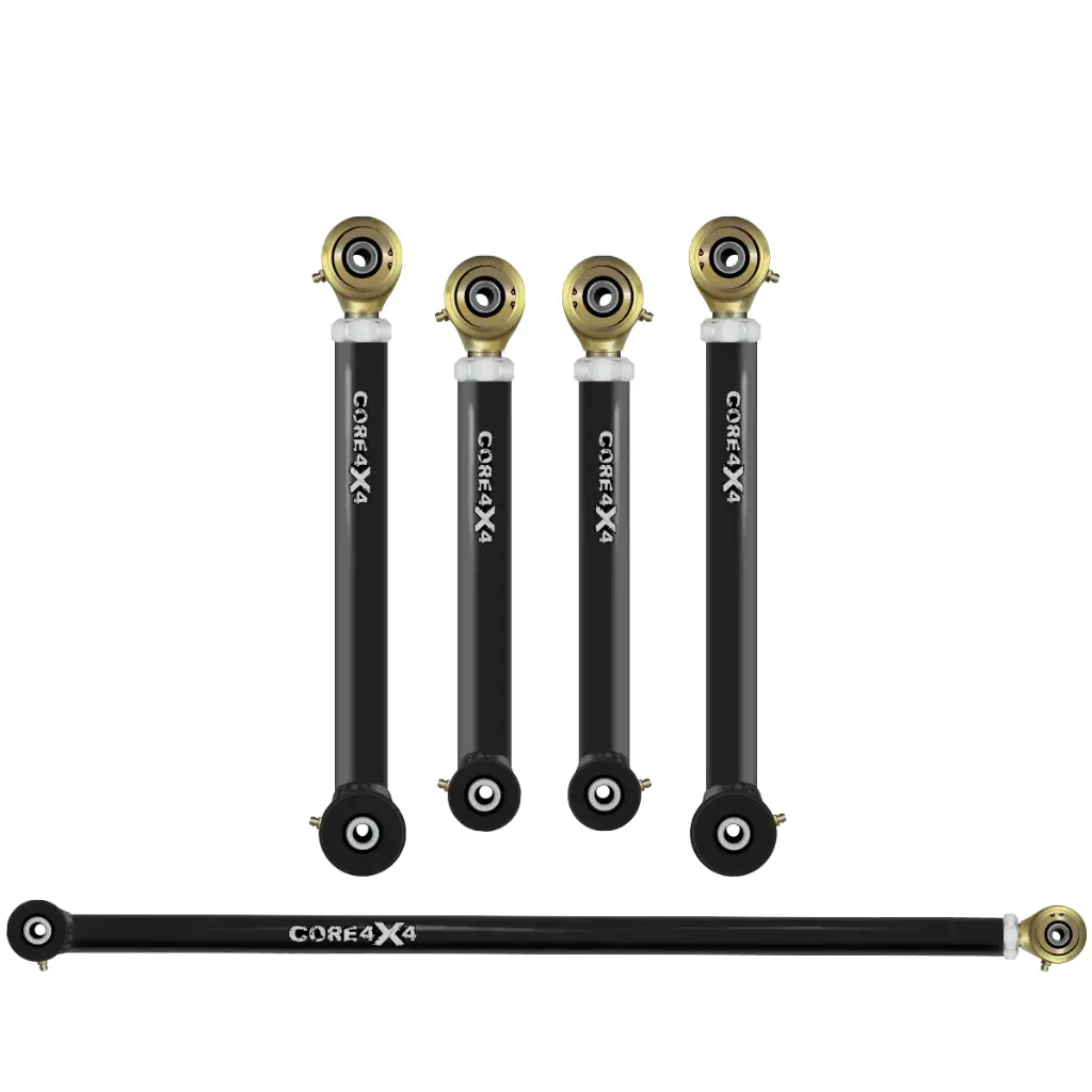 5pc Camp Series Rear Adjustable Control Arm, Track Bar Kit