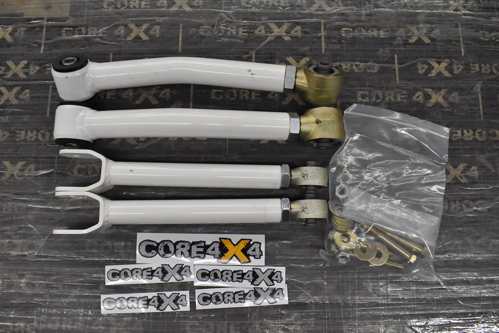 TJ/LJ/XJ/MJ/ZJ Camp Series Front Set Control Arms w/Hardware *Blemished*