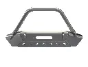 JK JL JT ARTEC HIGH CLEARANCE FRONT BUMPER with HOOP Raw Steel