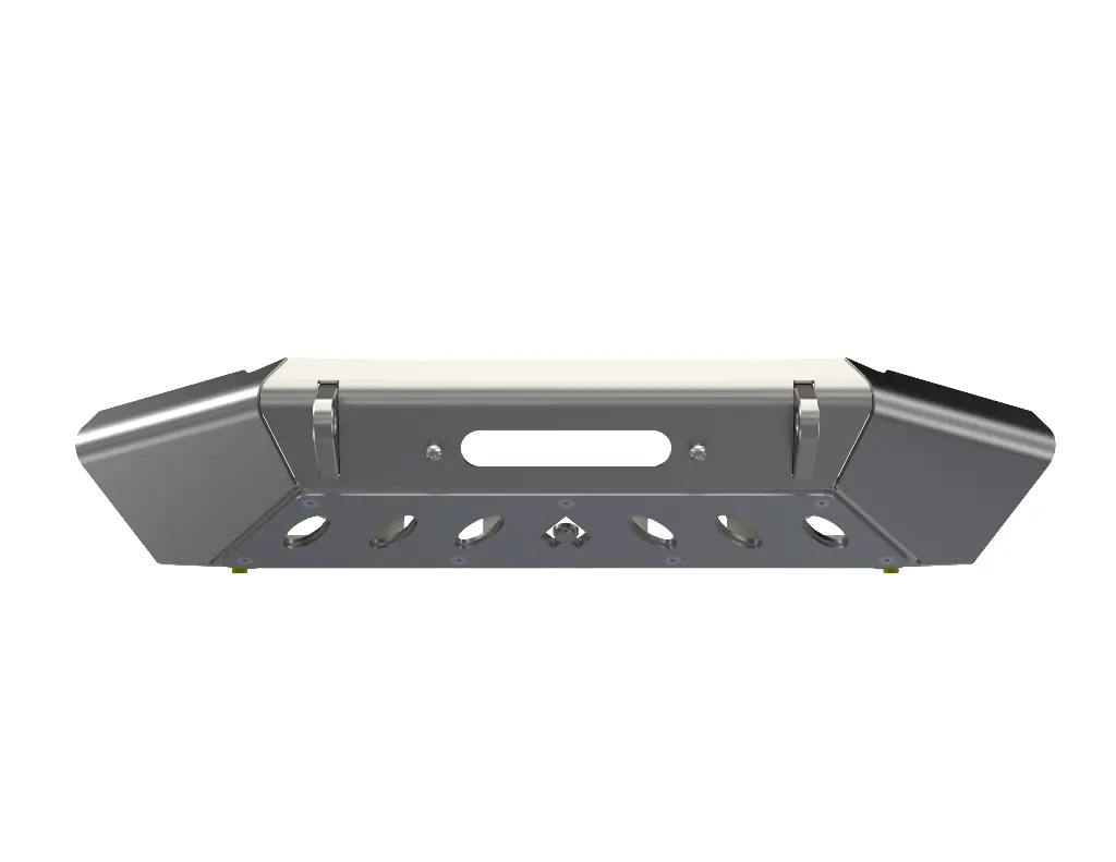 JK JL JT ARTEC HIGH CLEARANCE FRONT BUMPER - Bare Steel
