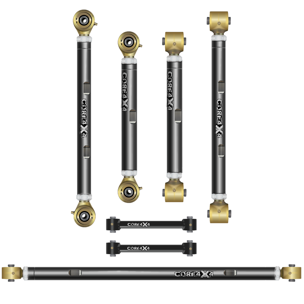 Ram 1500 09+ 7pc Race Series Rear Adjustable Control Arm, Track Bar, End Link Kit