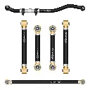 6pc Front-Rear Adjustable Control Arms, Track Bar Kit