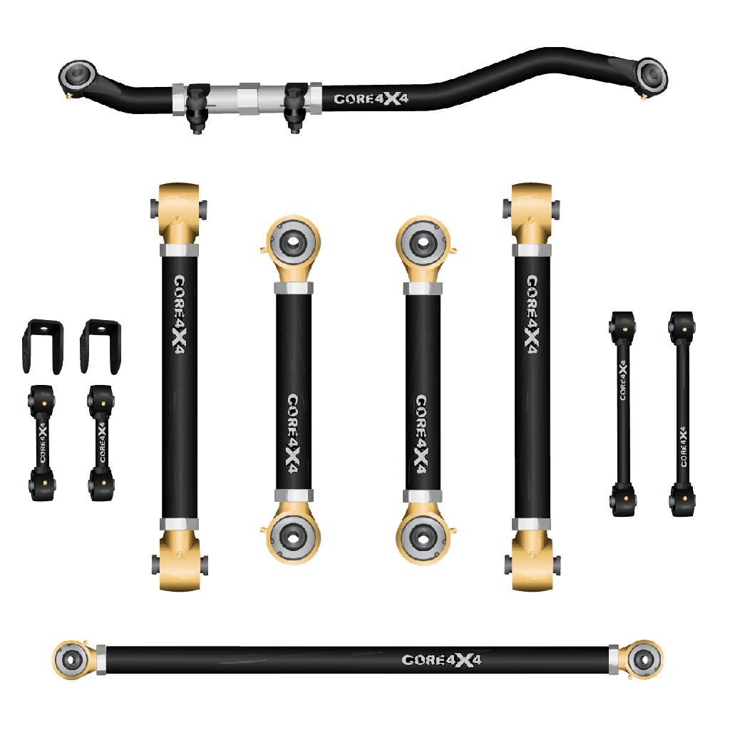10 pc Adjustable Rear Control Arms, End Links, Track Bar Kit