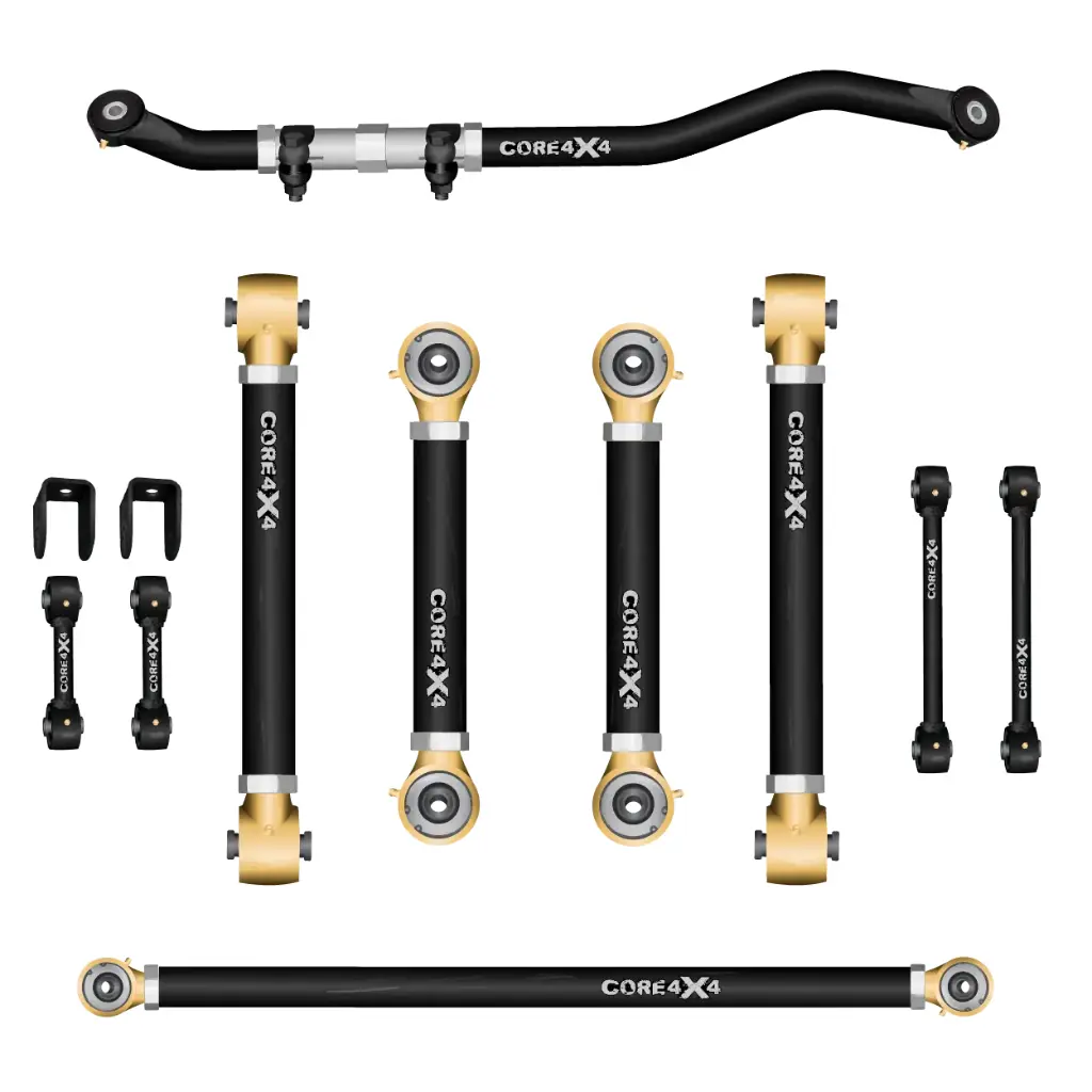 10 pc Adjustable Rear Control Arms, End Links, Track Bar Kit