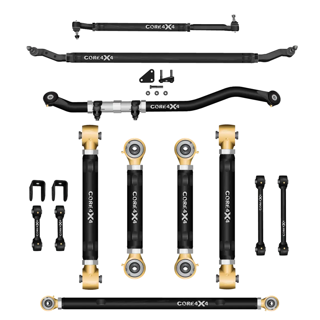Ram 2500 14-24 12pc Adjustable Control Arms, End Links, Track Bars, Steering Kit