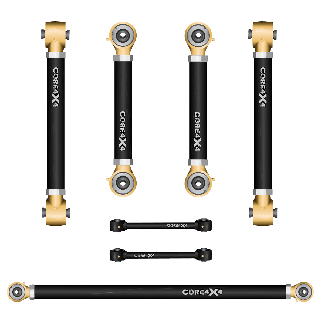 7pc Adjustable Control Arms, Panhard/Track Bar End Links Kit