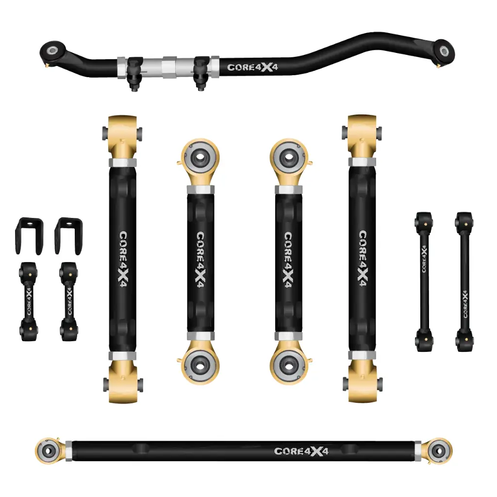 10pc Adjustable Control Arms, End Links, Track Bars Kit