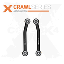 Jeep Cherokee XJ 84-01 MJ 86-92 2pc Crawl Series Fixed Length Front Lower Control Arms