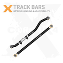 2pc Front, Rear Heavy-Duty Adjustable Track Bar Kit