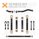 10 pc Adjustable Rear Control Arms, End Links, Track Bar Kit
