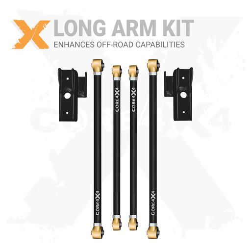 [CRL-ZJ-RLAK4] Jeep Grand Cherokee ZJ 93-98 6pc Crawl Series Heavy-Duty Rear Adjustable Long Arm Upgrade Kit