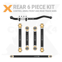 Ram 2500 14-24 6pc Adjustable Control Arm, Track Bar Kit