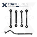 Dodge Ram 2500 00-02 5pc Town Series Front Adjustable Control Arm, Track Bar Kit