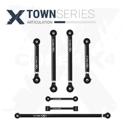 Ram 1500 09+ 7pc Town Series Rear Adjustable Control Arm, Track Bar, End Link Kit