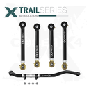 Dodge Ram 3500 03-07 5pc Trail Series Front Adjustable Control Arm, Track Bar Kit