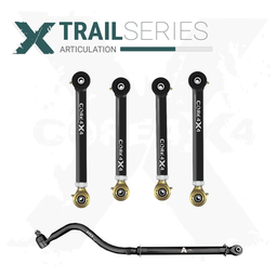 Dodge Ram 3500 00-02 5pc Trail Series Front Adjustable Control Arm, Track Bar Kit