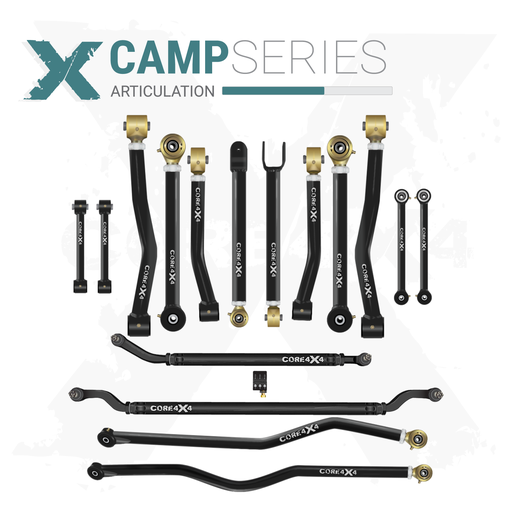 [CMP-J-JK-K16] Jeep Wrangler JK / JKU 07-18 16pc Camp Series Adjustable Control Arm, Track Bar, Steering, End Link Kit