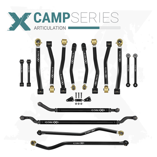 [CMP-J-JL-K16] Jeep Wrangler JL / JLU 18+ 16pc Camp Series Adjustable Control Arm, Track Bar, Steering, End Link Kit