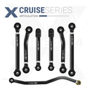 7pc Cruise Series Adjustable Control Arm, Track Bar Kit
