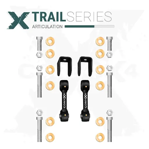 [TRL-D-25-2003-FEL2] Dodge Ram 2500 03-07 2pc Trail Series Front Fixed Length End Links