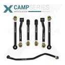 7pc Camp Series Adjustable Control Arm, Track Bar Kit