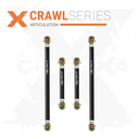 Toyota FJ Cruiser 07-14 4pc Crawl Series Rear Adjustable Control Arm Kit