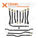12pc Crawl Series Adjustable Control Arm, Track Bar, Steering Kit