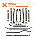 12pc Crawl Series Adjustable Control Arm, Track Bar, Steering Kit