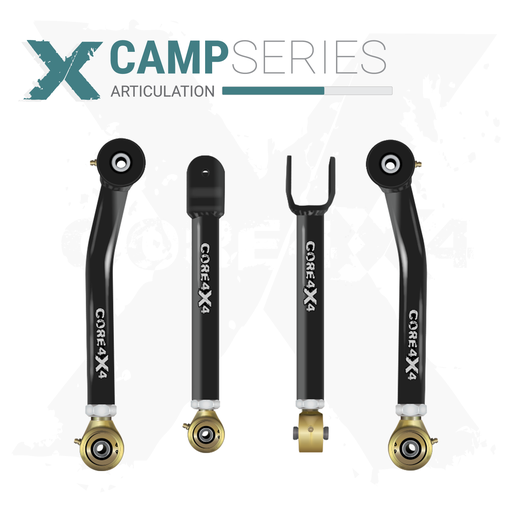 [CMP-J-XJMJ-FS4] Jeep Cherokee XJ 84-01 MJ 86-92 4pc Camp Series Front Adjustable Control Arm Kit