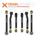 6pc Crawl Series Adjustable Control Arm Kit