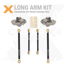 Jeep Wrangler JL / JLU 18+ 6pc Rear Adjustable Heavy-Duty Kit Long Arm Upgrade Kit