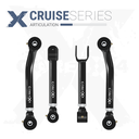 Jeep Grand Cherokee WJ 99-04 4pc Cruise Series Front Adjustable Control Arm Kit