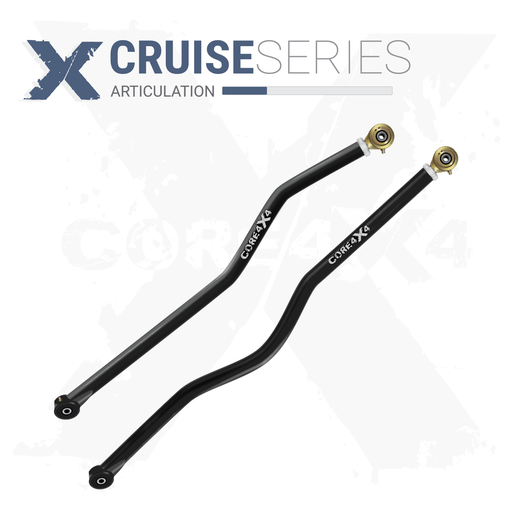 [CRS-J-JK-TBK2] Jeep Wrangler JK / JKU 07-18 2pc Cruise Series Front, Rear Adjustable Track Bar Kit