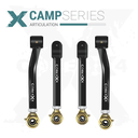 Jeep Grand Cherokee WJ 99-04 4pc Camp Series Front Adjustable Control Arm Kit