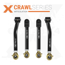 4pc Crawl Series Front Adjustable Control Arm Kit