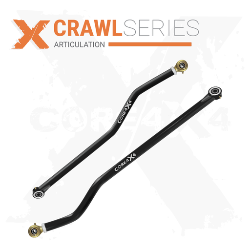 [CRL-J-JL-TBK2] Jeep Wrangler JL / JLU 18+ 2pc Crawl Series Front, Rear Adjustable Track Bar Kit